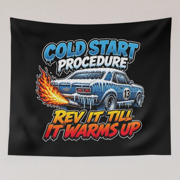 Item preview, Cold Start Rev It Up Funny Mechanic Winter Car designed and sold by ThirdShiftLab.