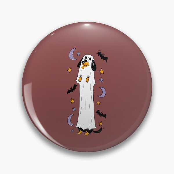 Item preview, Ghost Dachshund Spooky Halloween Long Dog designed and sold by Studio Bootleg.