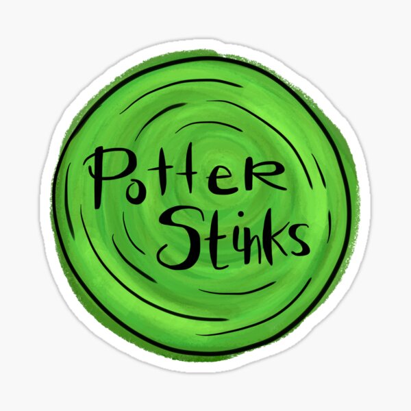 Potter Stinks Sticker