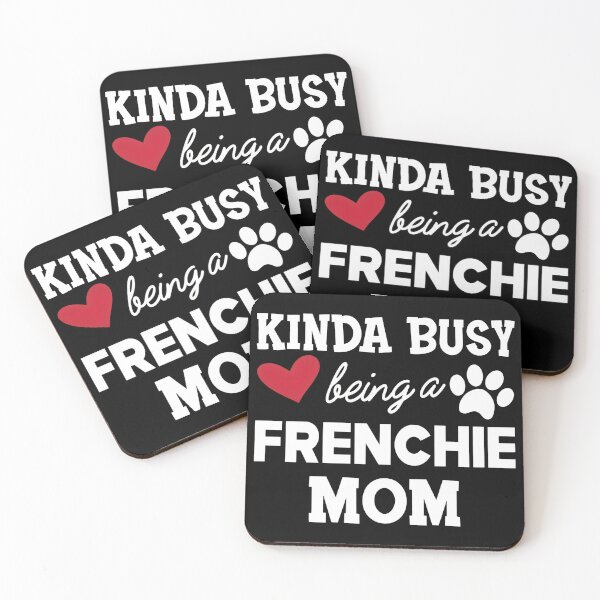 Item preview, Kinda Busy Being a Frenchie Mom Heart Paw designed and sold by GiaoCalonas.