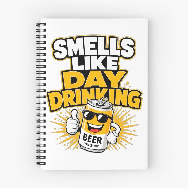 Item preview, Smells Like Day Drinking Funny Beer Can Character Illustration designed and sold by GibasVisuals.