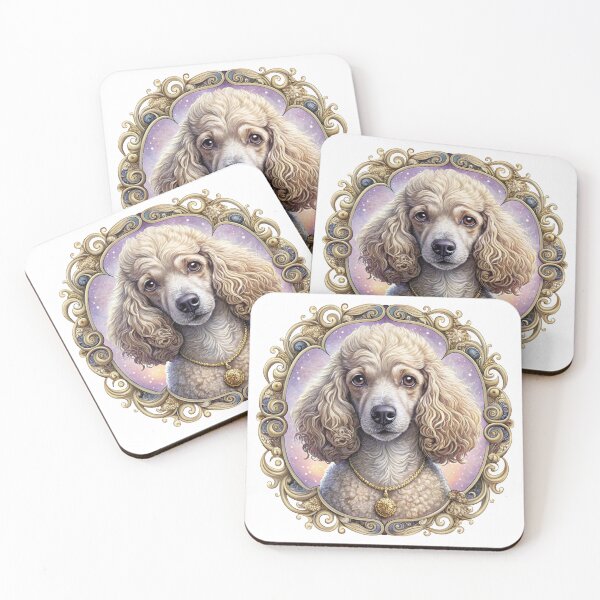 Item preview, Poodle Old School Tattoo / Vintage Dog Illustration designed and sold by Mousy17.