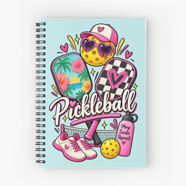 Item preview, Pickleball Vibes – Cute Pink & Tropical Pickleball Design designed and sold by StickyDelights.