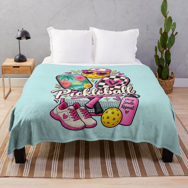 Item preview, Pickleball Vibes – Cute Pink & Tropical Pickleball Design designed and sold by StickyDelights.