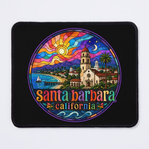 Item preview, Santa Barbara California Coast Stained Glass designed and sold by TomFrontierArt.
