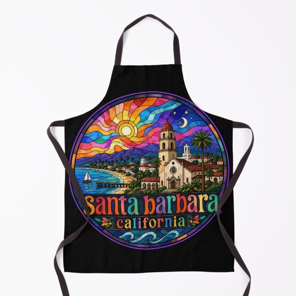 Item preview, Santa Barbara California Coast Stained Glass designed and sold by TomFrontierArt.