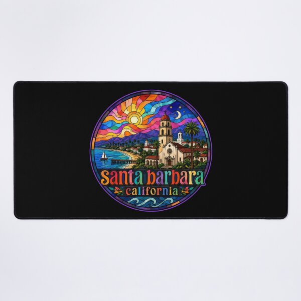 Item preview, Santa Barbara California Coast Stained Glass designed and sold by TomFrontierArt.