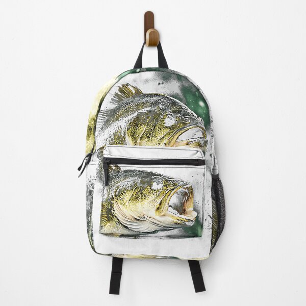 Item preview, Bass Fishing Full Moon Angler Fisherman designed and sold by BejLander-Art.