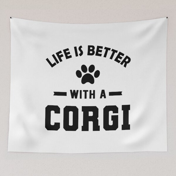 Item preview, Life is Better With A Corgi Dog Lover Paw Print designed and sold by GiaoCalonas.