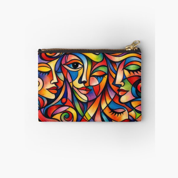 Item preview, Intertwined faces in the flow of color designed and sold by Sigtrix.