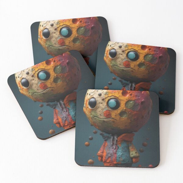 Item preview, Colorful planet character with big eyes designed and sold by Mianku | Für das Leben.