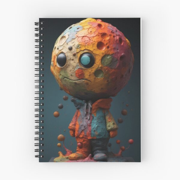 Item preview, Colorful planet character with big eyes designed and sold by Mianku | Für das Leben.