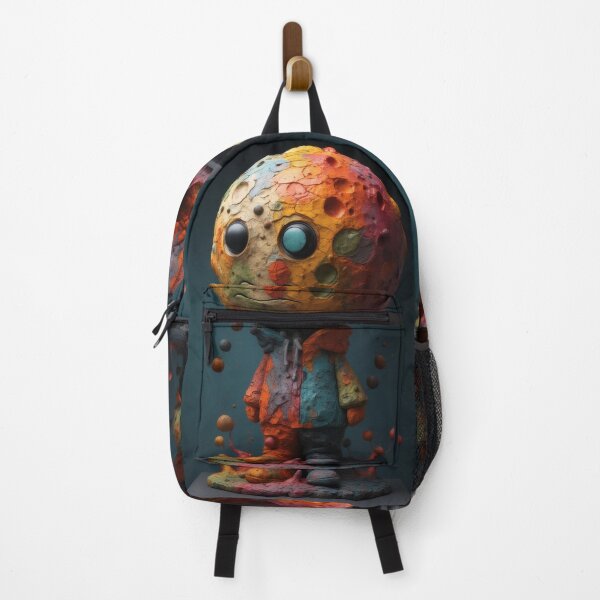 Item preview, Colorful planet character with big eyes designed and sold by Mianku | Für das Leben.