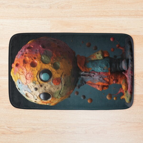 Item preview, Colorful planet character with big eyes designed and sold by Mianku | Für das Leben.