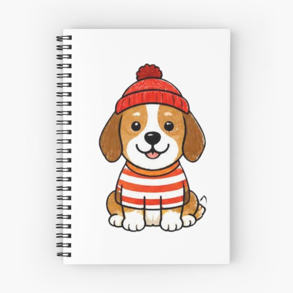 Item preview, Cozy Winter Beagle Dog designed and sold by evavv-studio.