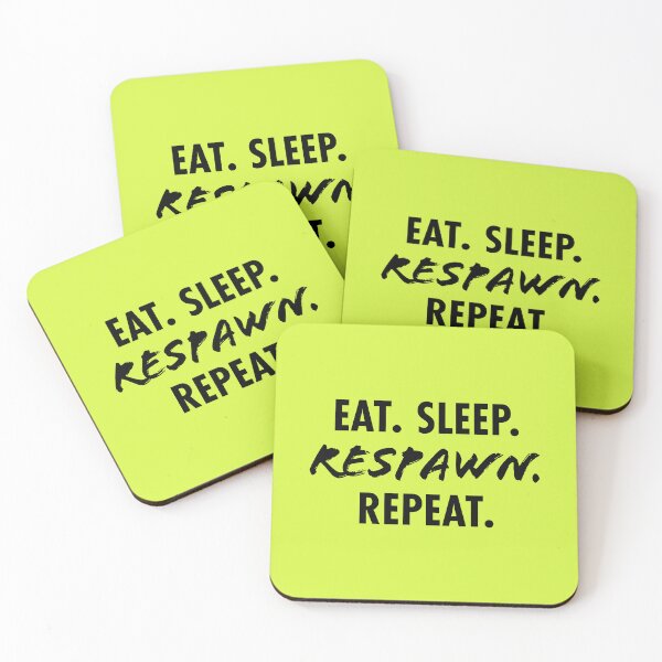 Item preview, Eat Sleep Respawn Repeat – Funny Gamer Typography Gift for Video Game Lovers designed and sold by Hello Hobbies.