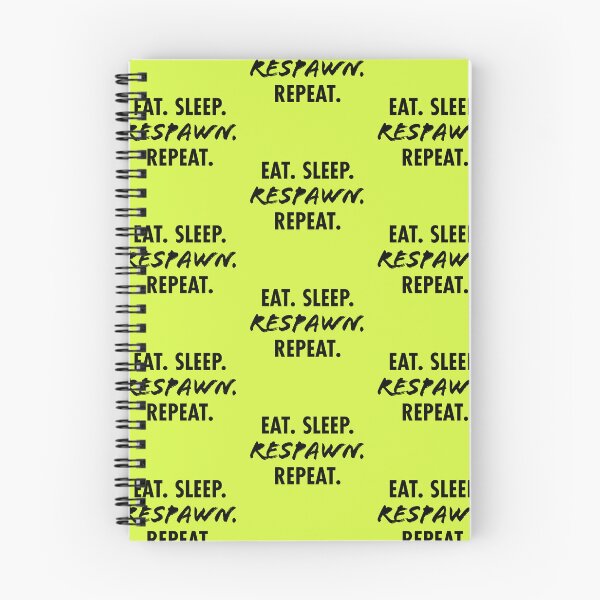 Item preview, Eat Sleep Respawn Repeat – Funny Gamer Typography Gift for Video Game Lovers designed and sold by Hello Hobbies.