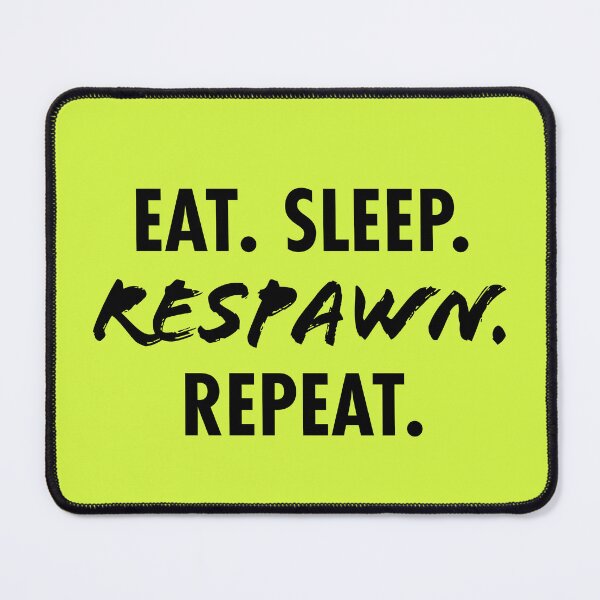 Item preview, Eat Sleep Respawn Repeat – Funny Gamer Typography Gift for Video Game Lovers designed and sold by Hello Hobbies.