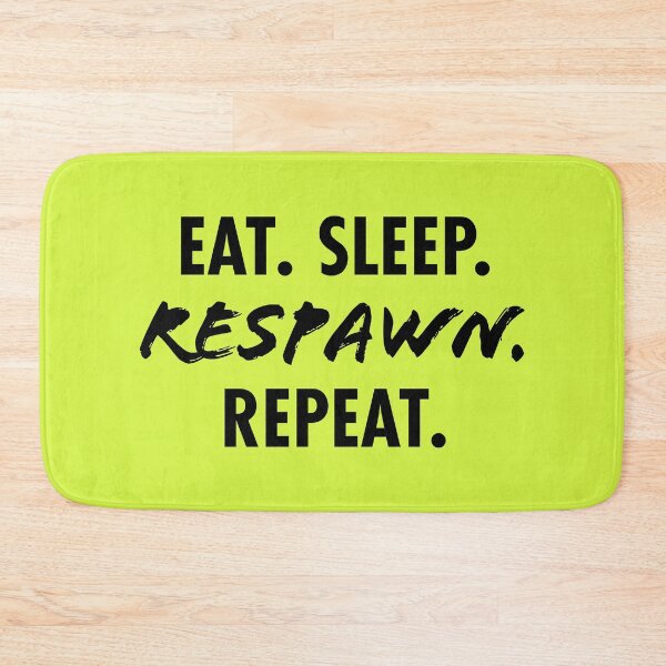 Item preview, Eat Sleep Respawn Repeat – Funny Gamer Typography Gift for Video Game Lovers designed and sold by Hello Hobbies.