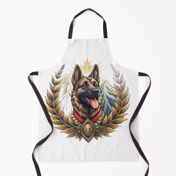 Item preview, German Shepherd Traditional Tattoo / Vintage Canine Artwork designed and sold by Mousy17.