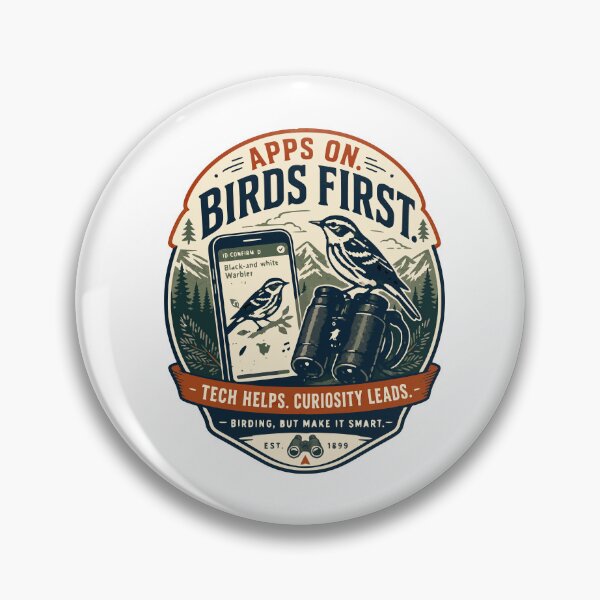 Item preview, Bird Nerd Retro Birdwatching Nature Lover Design designed and sold by JansenGS.