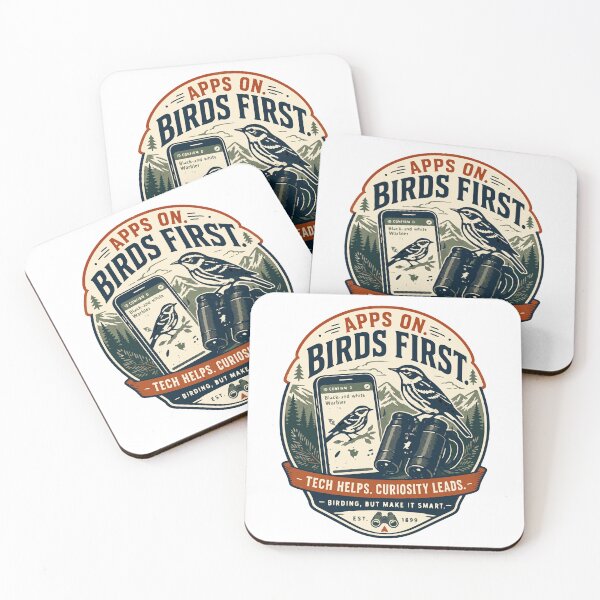 Item preview, Bird Nerd Retro Birdwatching Nature Lover Design designed and sold by JansenGS.
