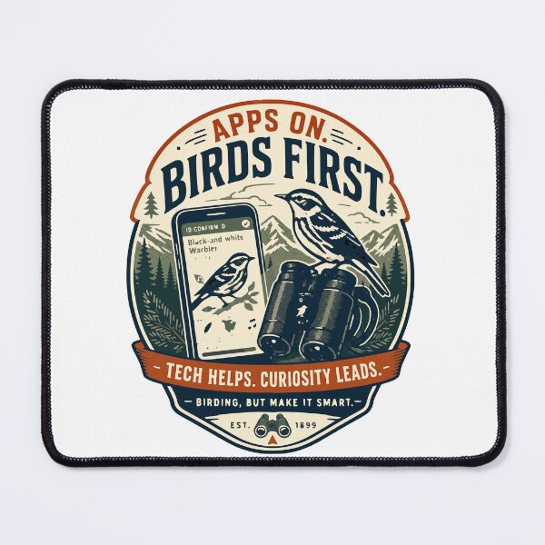 Item preview, Bird Nerd Retro Birdwatching Nature Lover Design designed and sold by JansenGS.