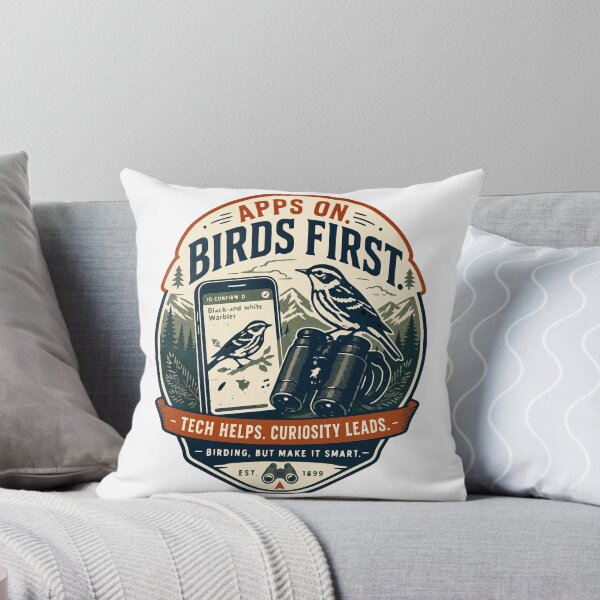 Item preview, Bird Nerd Retro Birdwatching Nature Lover Design designed and sold by JansenGS.