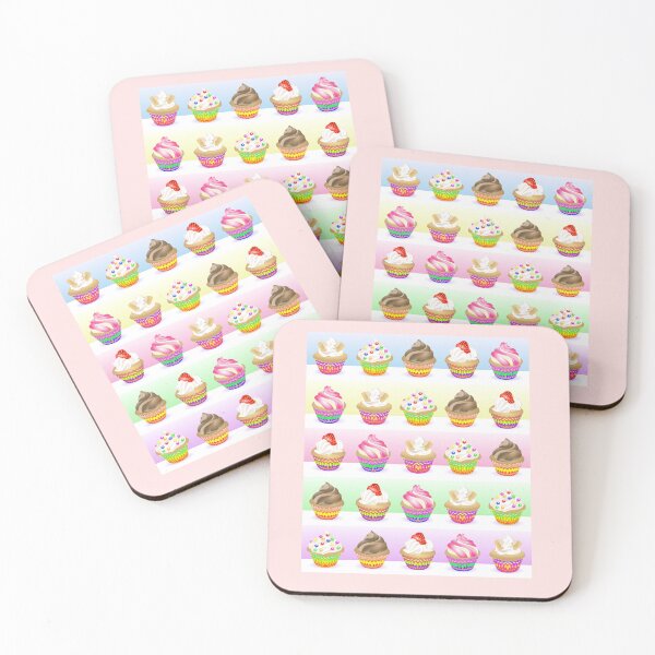 Item preview, Sweet Treats 5 Fairy Cakes / Buns designed and sold by Adamo-illustration.