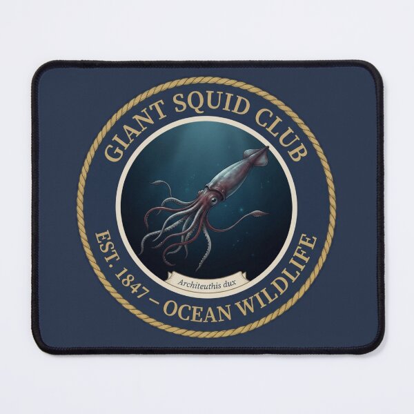 Item preview, Giant Squid Club Vintage Badge Deep Sea Wildlife designed and sold by CalmCapy Co.
