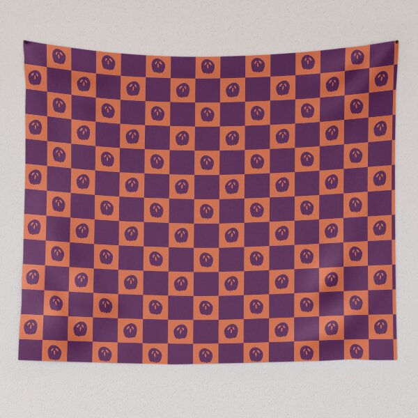 Item preview, Halloween Ghost Checkered Pattern designed and sold by The Innocent Ghost Project.