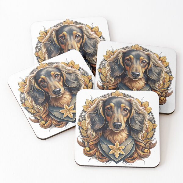 Item preview, Dachshund Vintage / Vintage Wiener Dog Illustration designed and sold by Mousy17.