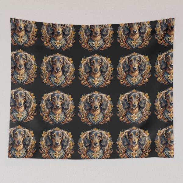 Item preview, Dachshund Vintage / Vintage Wiener Dog Illustration designed and sold by Mousy17.