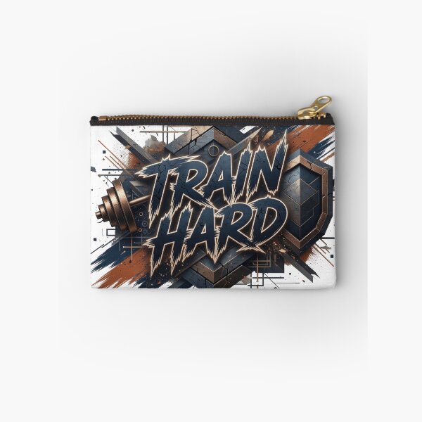 Item preview, Trendy Navy TRAIN HARD designed and sold by dazzlemakers.