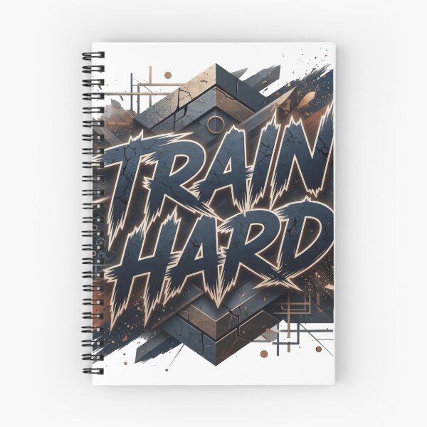 Item preview, Trendy Navy TRAIN HARD designed and sold by dazzlemakers.
