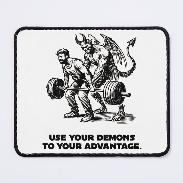 Item preview, Use Your Demons To Your Advantage Gym Graphic T-Shirt designed and sold by blawdi.