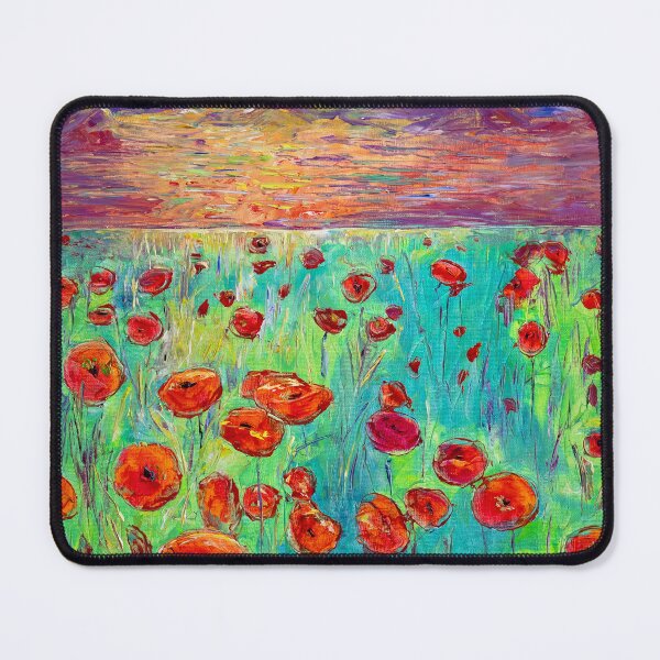 Item preview, Poppy Field Beneath the Pyrenees designed and sold by Natalia_Shchip.
