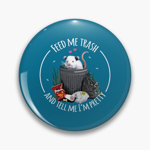 Item preview, Feed Me Trash Possum Opossum Cute Funny Trash Cat designed and sold by Eversoles.