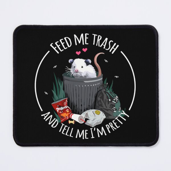 Item preview, Feed Me Trash Possum Opossum Cute Funny Trash Cat designed and sold by Eversoles.
