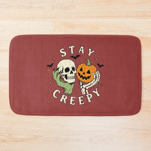 Item preview, Stay Creepy Skull Pumpkin Halloween Spooky Season designed and sold by Studio Bootleg.