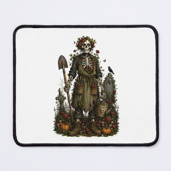 Item preview, Skeleton Gardener | Undead Garden Keeper | Gothic Gardening Skeleton designed and sold by MrDev.