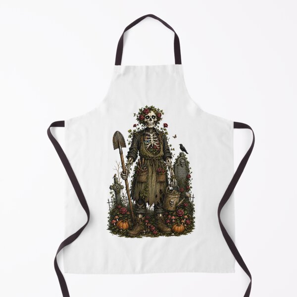 Item preview, Skeleton Gardener | Undead Garden Keeper | Gothic Gardening Skeleton designed and sold by MrDev.