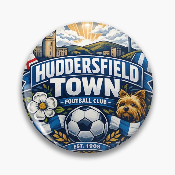 Item preview, Huddersfield Town – Retro Football Fan T-Shirt | Terriers Supporter Design Est. 1908 designed and sold by GarnerSupplyCo.
