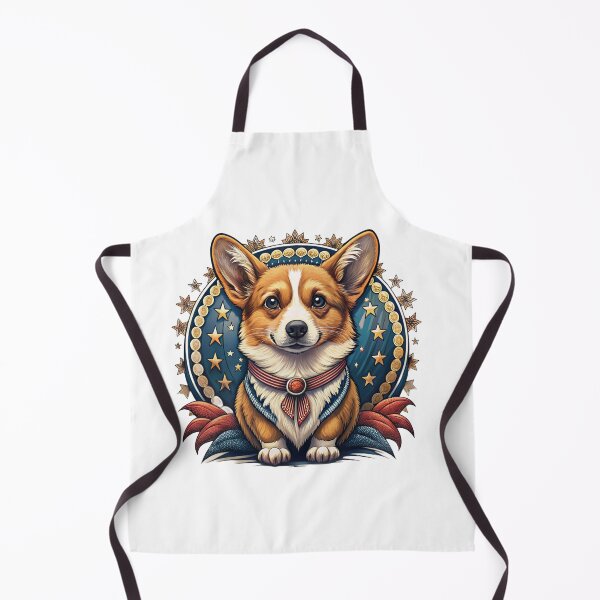 Item preview, Corgi Traditional / Vintage Dog Flash Illustration designed and sold by Mousy17.