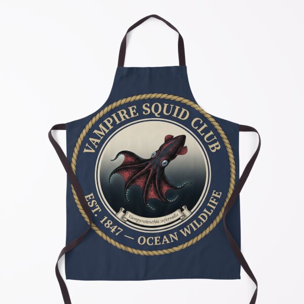 Item preview, Vampire Squid Club Vintage Badge Deep Sea Wildlife designed and sold by CalmCapy Co.