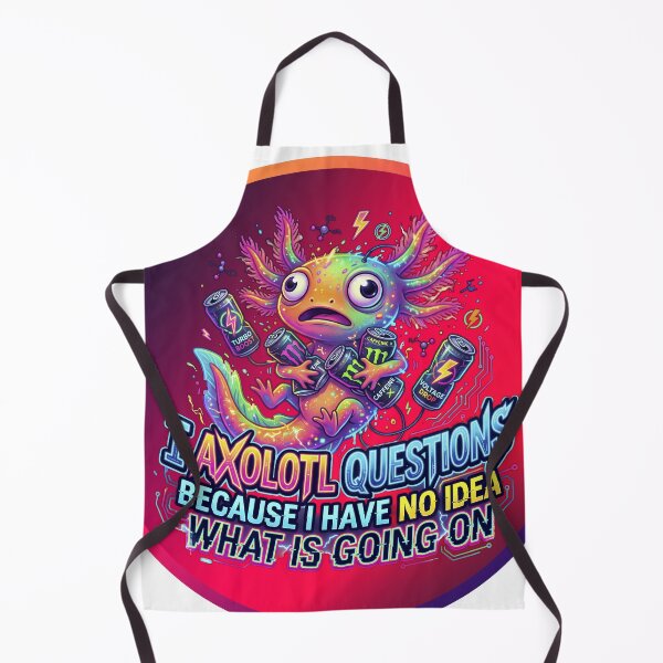 Item preview, Funny Axolotl Questions Because I Have No Idea What Is Going On designed and sold by LOVEARTDESIGN.