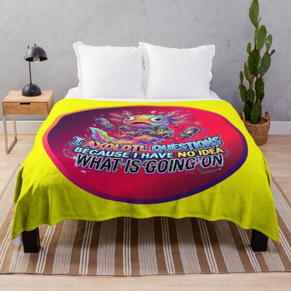 Item preview, Funny Axolotl Questions Because I Have No Idea What Is Going On designed and sold by LOVEARTDESIGN.