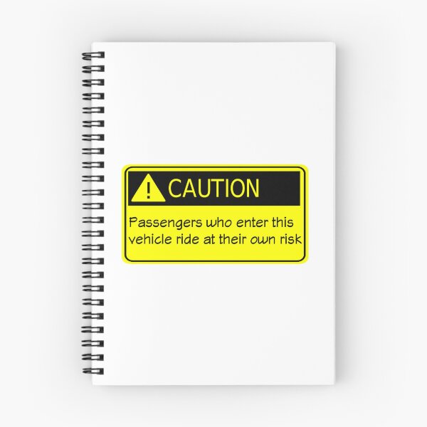 Item preview, Caution Passengers Riding In This Vehicle Ride At Their Own Risk designed and sold by Lion-Minard.