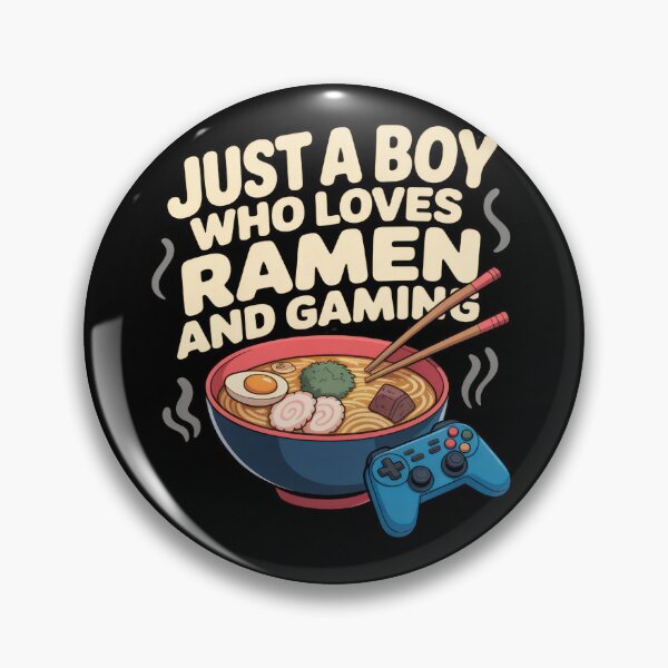 Item preview, Just a Boy Who Loves Ramen and Gaming designed and sold by borutawear.