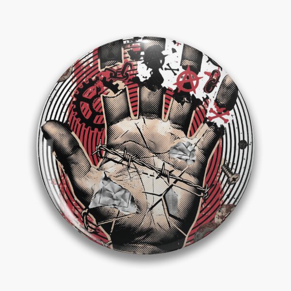 Item preview, Anarchy Hand Punk Graphic Art - Trash Polka Streetwear designed and sold by Artsformore.